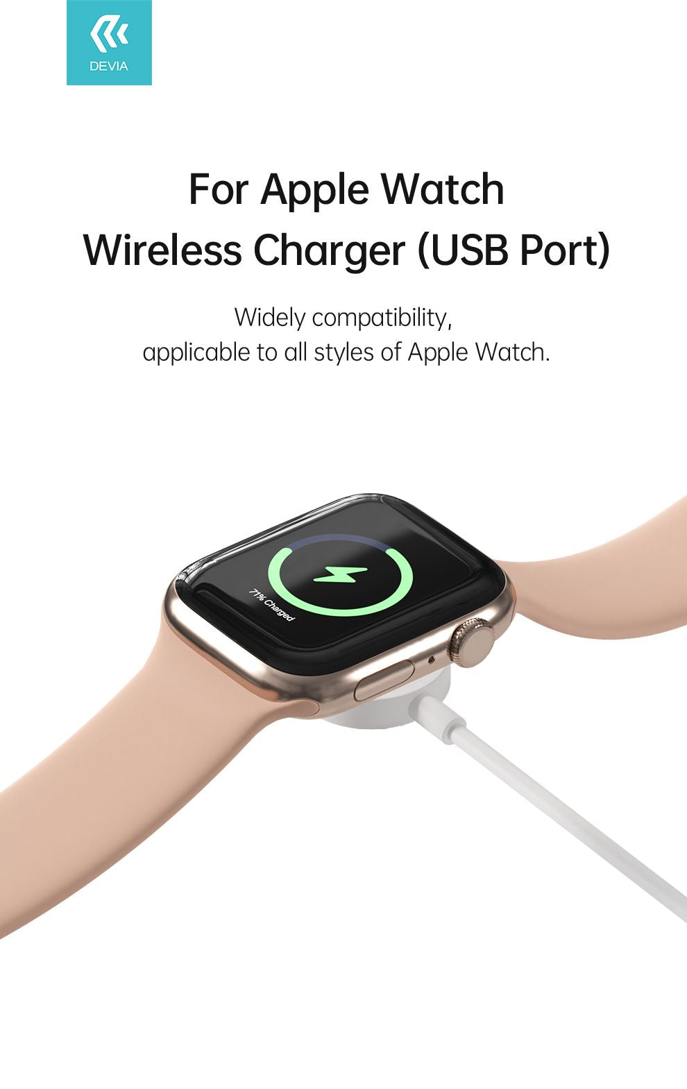 Smart Series USB-A Apple Watch Charging Cable