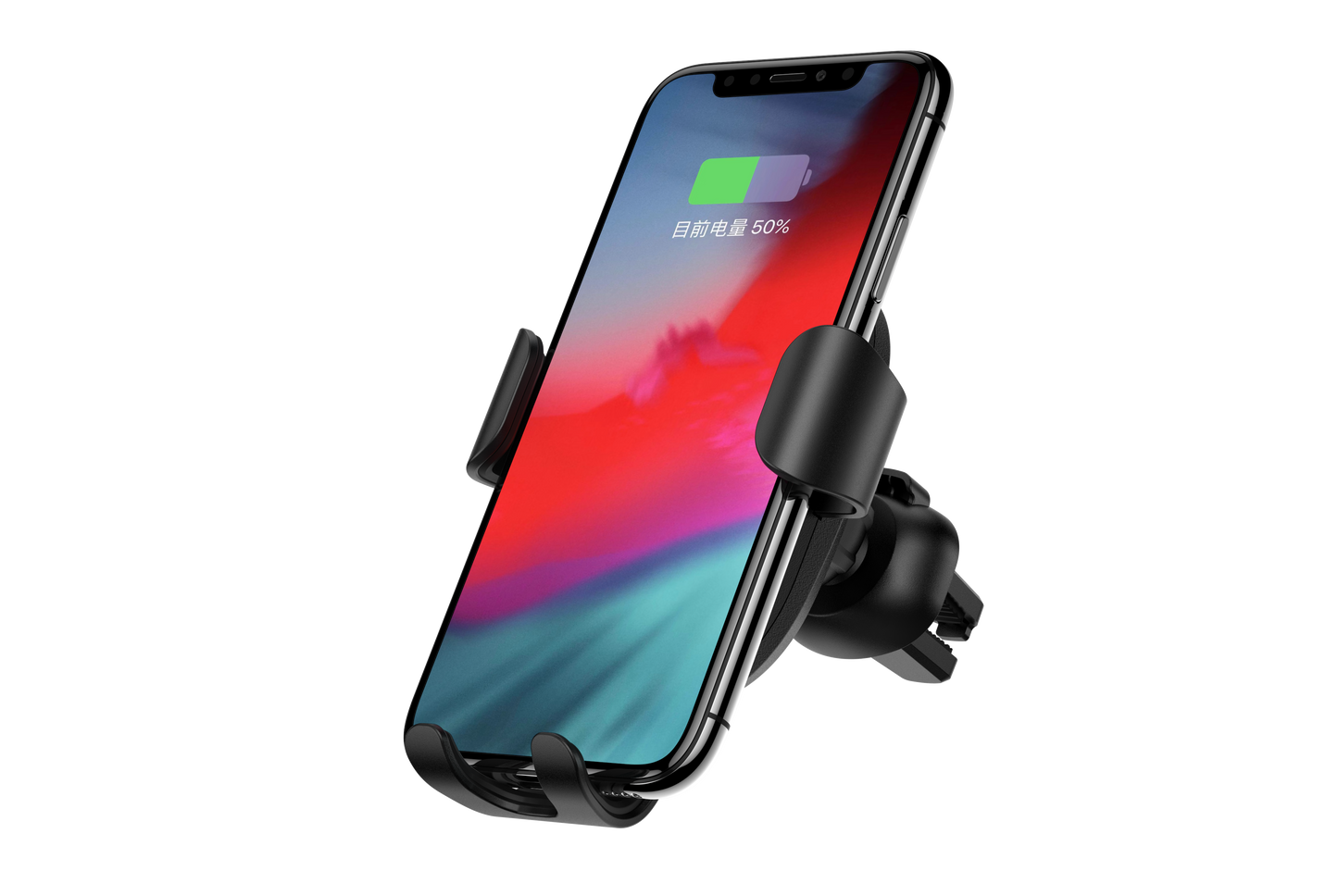 Gravity Sensor Car Air Vent Wireless Charger Phone Holder 10W