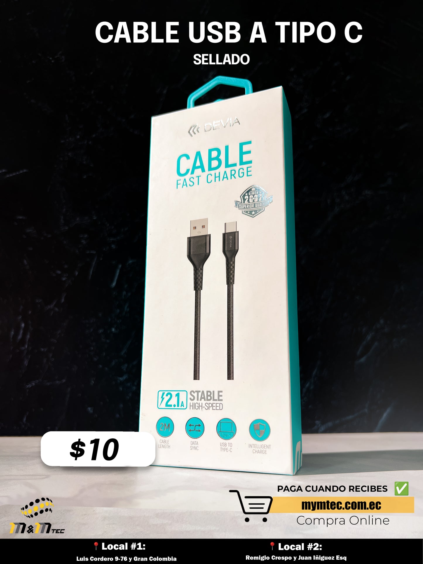 Cable USB a tipo C-Serie Gracious